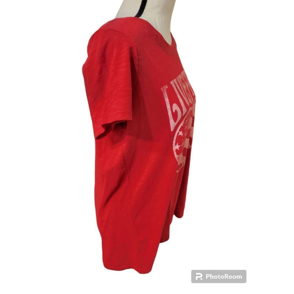 Torrid Size 0 Red Tee Live Free - Picture 3 of 6